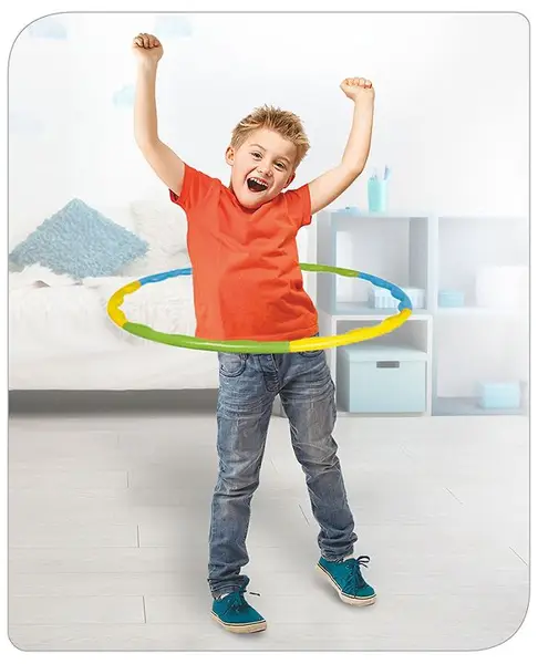 Babyhug Hoop N Loop Hula Hoop - Blue Green Yellow