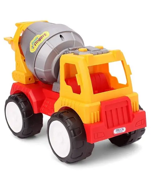 Little Fingers Engineering Free Wheel Truck Toy Cement mixer - Multicolor