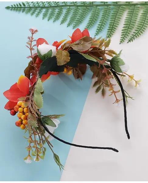 Pine Kids Hair Bands Floral Embellished - Multicolour