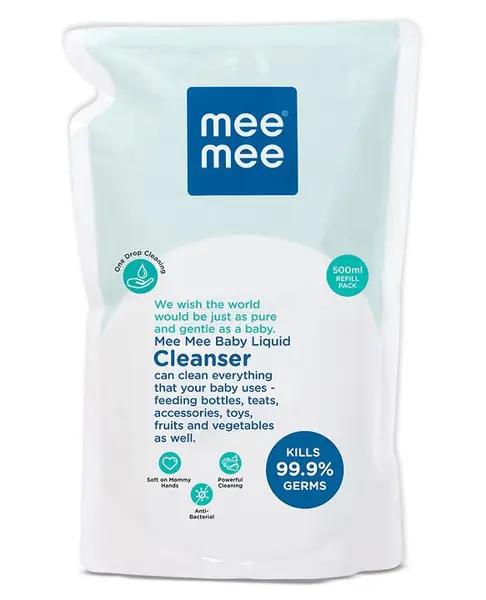 Mee Mee Baby Accessories And Vegetable Liquid Cleanser - 500 ml (Refill Pack)