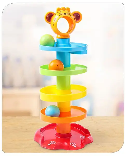 Babyhug Roll Ball Tiger Shaped Set - Multicolour