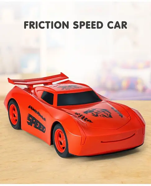 Friction Speed Toy Car - Red