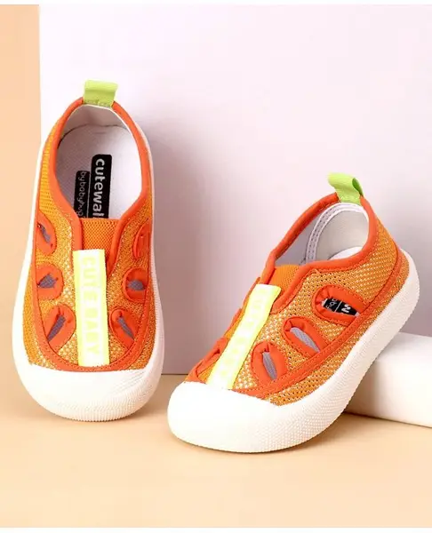Cute Walk by Babyhug Casual Shoes - Orange