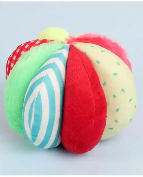 Babyhug Rattle Sensory Soft Ball - Multicolour