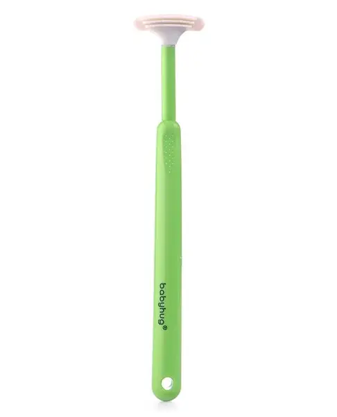 Babyhug Tongue Cleaner - Green