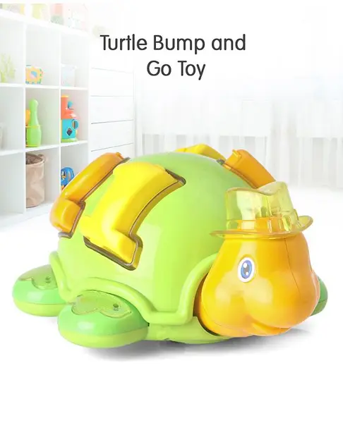 Tortoise Bump and Go Toy - Green