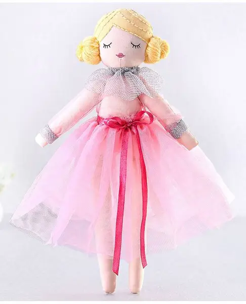 Bonfino Aimee Soft Candy Doll Pink - Height 30 cm