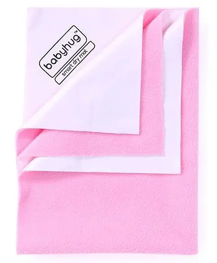 Babyhug Smart Dry Bed Protector Sheet Large - Pink