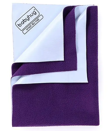 Babyhug Smart Dry Bed Protector Sheet Extra Large - Plum