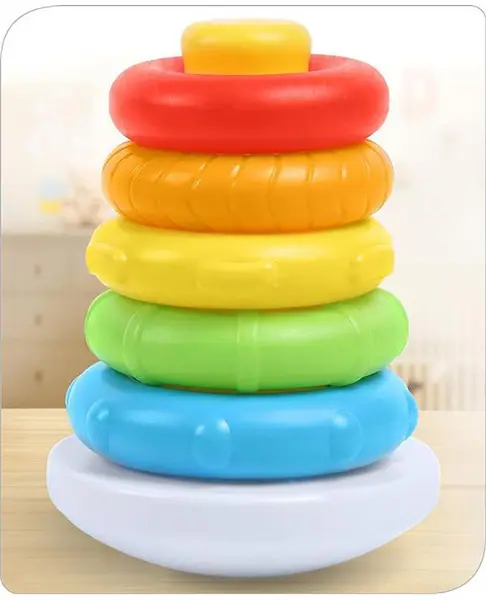 Babyhug Premium 5 Colorful Stacking Rings