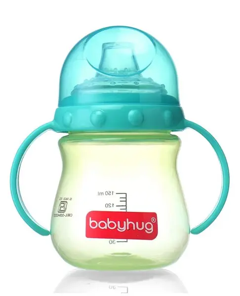 Babyhug Sipper Cup With Twin Handles Blue - 240 ml (Color May Vary)