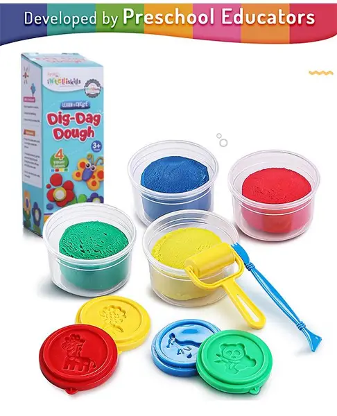 Intelliskills Dig-Dag Dough - Multicolour