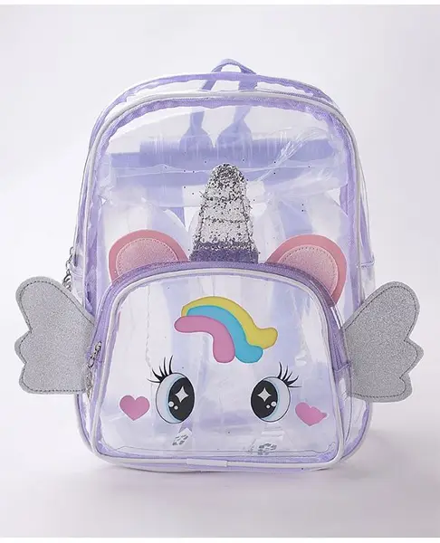 Babyhug Fashion Backpack Free Size- Purple