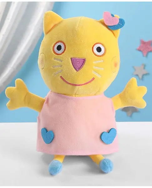 PEPPA PIG 30 cm Candy Cat Plush Soft Toy Yellow