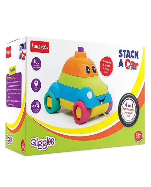 Funskool Stack A Car (Color May Vary)