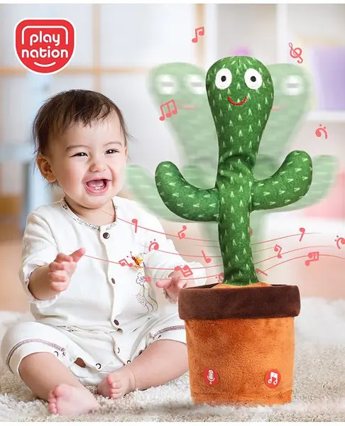 Play Nation Dancing Cactus Talking Toy- Height 32 cm