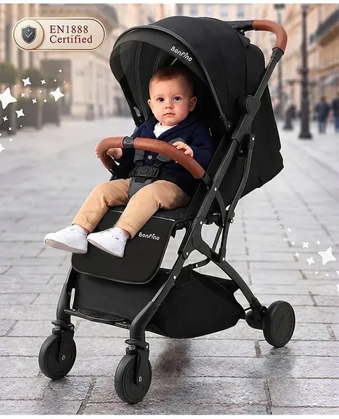 Bonfino Runway Cabin Stroller with Concealed Linked Brake