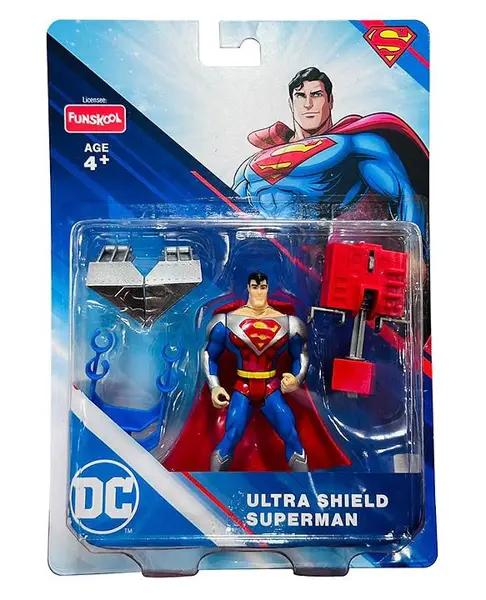Funskool Superman Ultra Shield Action Figure-Multicolor