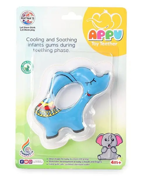 Ratnas Appu Water Teether (Color May Vary)