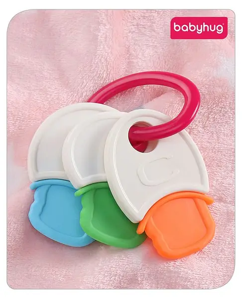 Babyhug Non Toxic BPA Free Key Shaped Teether