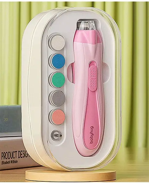 Babyhug 7 in 1 Electric Nail Clipper - Pink