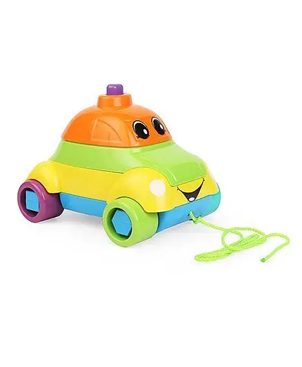 Giggles Funskool Stack A Car - Orange Multicolor