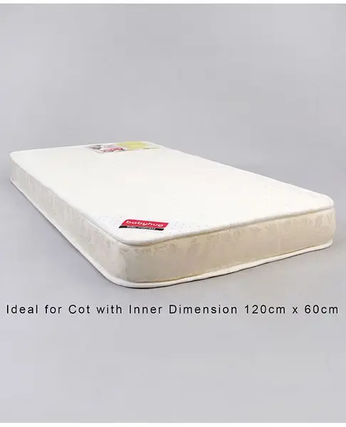 Babyhug High Density Soft Foam Baby Mattress Floral Design (Color And Design May Vary)