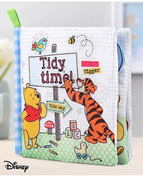 Babyhug Disney Winnie the Pooh Story Cloth Book  - English