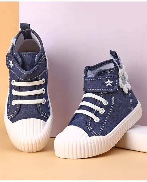 Cute Walk by Babyhug Slip On Casual Shoes with Velcro Closure - Navy