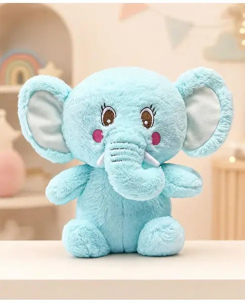 Babyhug 44 cm Elephant Soft Toy - Blue