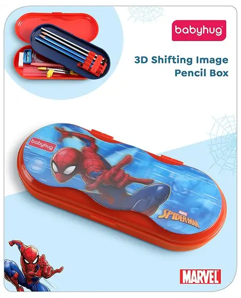 Babyhug Marvel Spiderman 3D Pencil Box