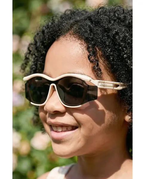 Pine Kids Sunglasses with Comfortable Nose Pad - Cream