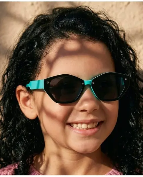 Pine Kids Sunglasses with Comfortable Nose Pad - Sea  Green