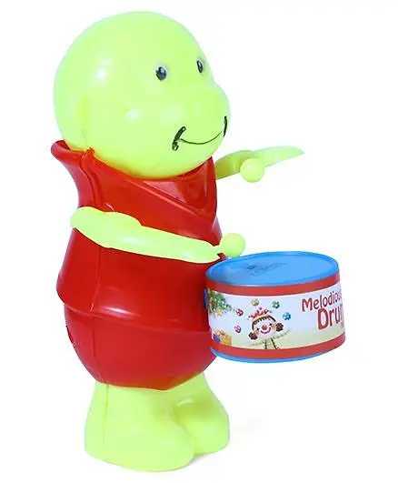 Toyzee Melodious Wind Up Monkey Toy With Drum (Color May Vary)