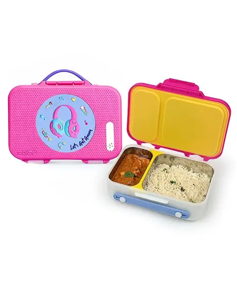 Rabitat Munchbee Pro Stainless Steel Bento Divided Lunch Box - Miss Butters