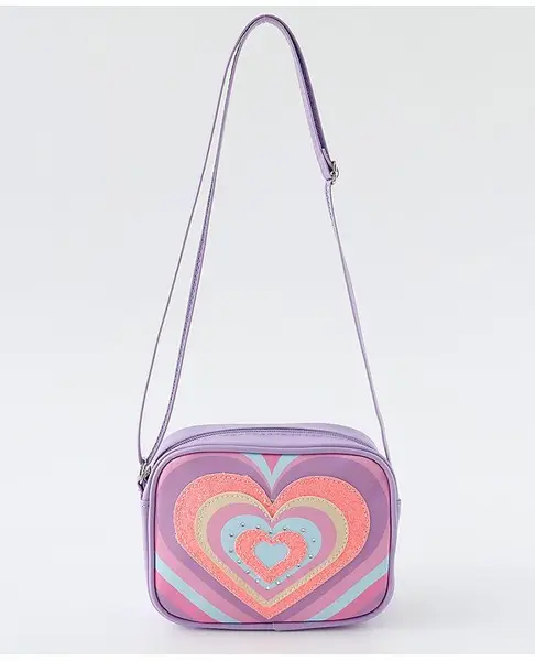 Babyhug Free Size Sling Bag With Hearts Design - Multicolor