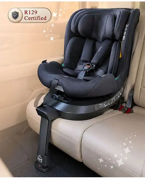 Bonfino ProShield Max ISOFIX Convertible Car Seat With Support Leg - Black