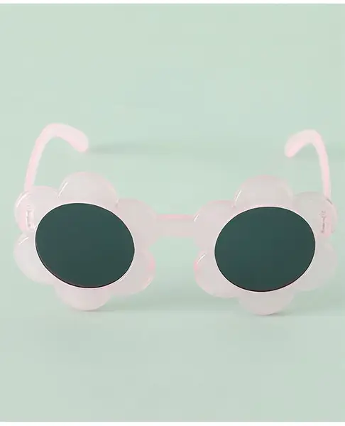 Babyhug Floral Shaped Sunglasses - Purple