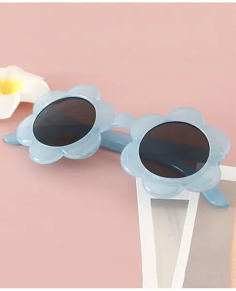Babyhug Free Size Sunglasses Floral Shape - Blue