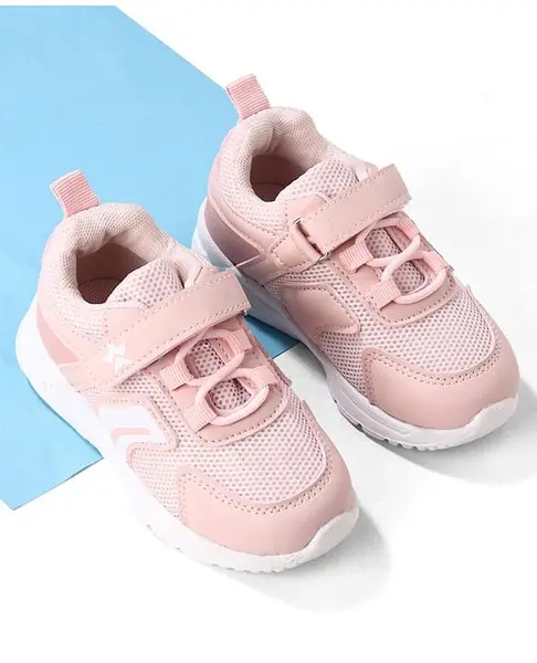 Cute Walk by Babyhug Velcro Closure Sneaker Shoes - Beige