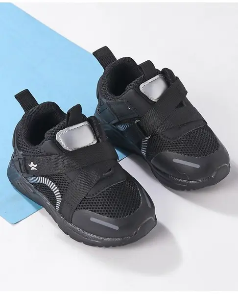 Cute Walk by Babyhug Velcro Closure Sneaker - Black