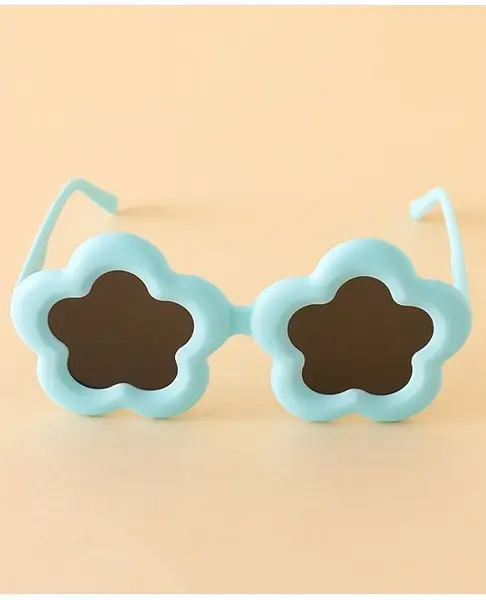 Babyhug Floral Shaped Sunglasses - Blue