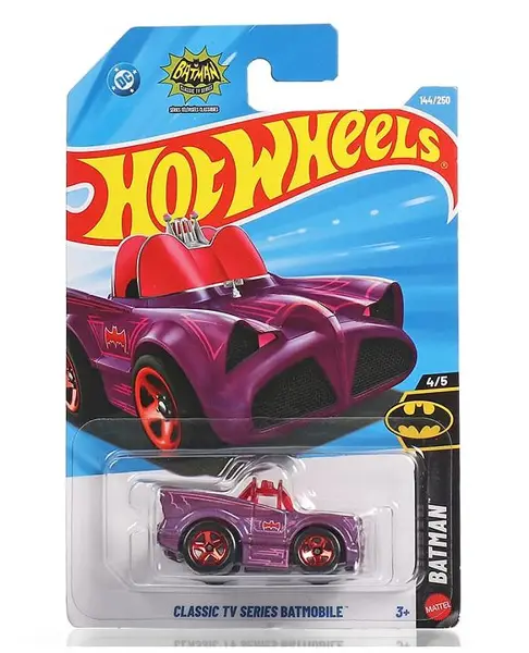 Hot Wheels Classic TV Series Batmobile (144/250) Die Cast Toy Car - Purple