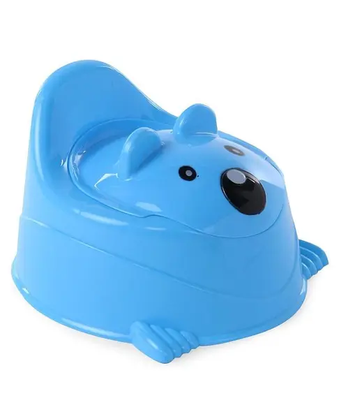 Animal Face Baby Potty Chair - Blue