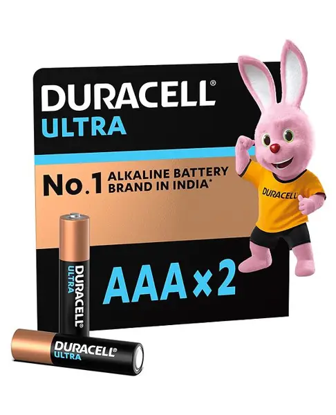 Duracell Ultra AAA Battery  pack of 2  High-Drain Devices  Digital Camera  Toy  Electric Toothbrush
