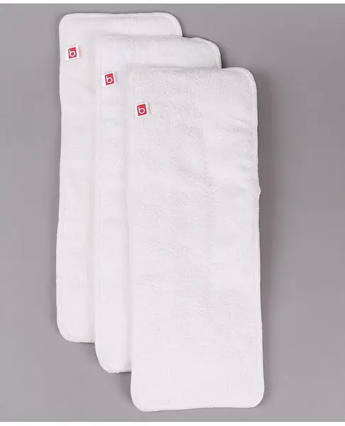 Babyhug Reusable Nappies Insert Pack of 3 - White
