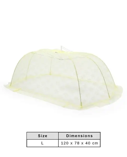 Babyhug Portable Baby Mosquito Net Large  - Yellow