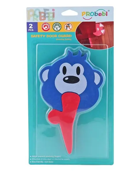 Probebi Safety Door Stopper - Red & Blue