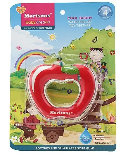 Morisons Baby Dreams Water Filled Toy Teether - Apple Shape