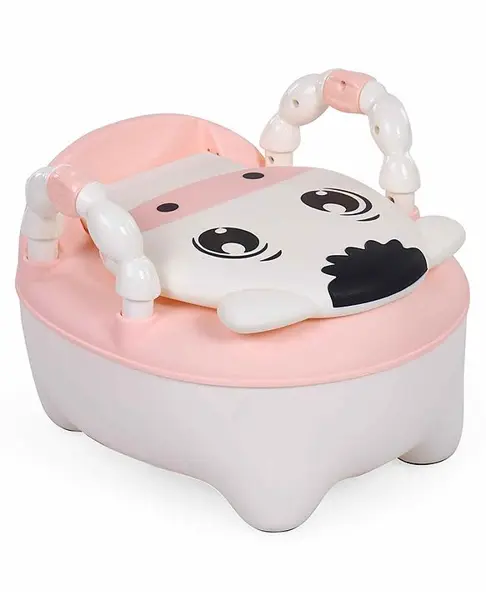 Babyhug Cow Potty Chair - Peach